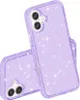 iPhone 17 Hülle - Coverup Glitzer TPU Back Cover - Violett Produktbild-Vorschau 5
