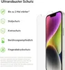 A screen protector is shown next to an iPhone, with text describing its features. Náhled obrázku produktu