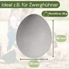 6x Legeeier Kunsteier Nesteier für Hühner Zwerghühner Produktbild-Vorschau 2