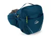 A blue Lowe Alpine fanny pack is shown against a white background. Voir les images du produit