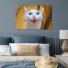 MuchoWow® Poster Katze - Tier - Weiß 60x40 cm - Produktbild-Vorschau 4