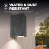 Ledvion Applique murale 3W blanc chaud GU10 IP54 non Voir les images du produit 3