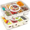 Snackbox mit 8 Fächern und Deckel – Transparente Produktbild-Vorschau 9