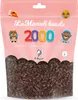 La Manuli 2000 Midi Bügelperlen Dunkelbraun Ø 5 mm Perlen Produktbild-Vorschau 3