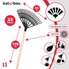 KOTARBAU® Grabie Wachlarzowe 44 CM Grabie do Liści Trawy Podgląd zdjęcia produktu 5