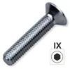 250 viti a testa svasata DIN 7991 ISO 10642 zincate 8.8 Anteprima dell’immagine prodotto 4