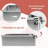 Verstellbarer Backrahmen Edelstahl Backform 8 cm eckig für Produktbild-Vorschau 2