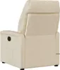 vidaXL Massagesessel Creme Stoff Produktbild-Vorschau 4