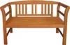 Garden Pleasure 2-Sitzer Gartenbank mit Rosendekoration Produktbild-Vorschau 5