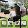 Wiltec US Mailbox černá 150 x 513 x 223 mm, americká Náhled obrázku produktu 9