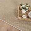 Outdoor Teppich Wetterfest Balkon Terrasse Braun 150x150 cm Produktbild-Vorschau 3