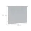 tenda laterale relaxdays grigio 140,0 x 180,0 cm Anteprima dell’immagine prodotto 4