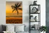 MuchoWow® Poster Palme - Strand - Sonnenuntergang - Meer Produktbild-Vorschau 4