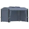 vidaXL Pavillon mit Vorhängen 3 x 4 m Anthrazit Stahl -  Produktbild-Vorschau 5