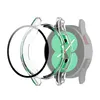 A transparent watch case is shown exploded view over a smartwatch. Náhled obrázku produktu