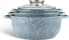 Modernes 16-teiliges Topfset, Granit, INDUCTION, Produktbild-Vorschau 18