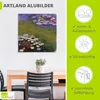 ARTland Wandbild Alu für Innen & Outdoor Seerosen. Größe: Produktbild-Vorschau 3