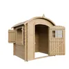 Timbela Kinderspielhaus aus Holz OHNE BÖDEN - Spielhaus im Produktbild-Vorschau 6