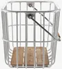 Panier vélo Brooks Hoxton Wire Basket 25 litres, argenté Voir les images du produit 3