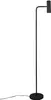 A black floor lamp is shown against a white background. Voir les images du produit