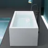 Mai & Mai Freistehende Badewanne 180x80x58cm Weiß Produktbild-Vorschau 4