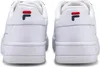 Rear view of two white Fila sneakers. Produktbild-Vorschau