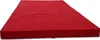 A red folding mattress is shown from a side angle on a white background. Náhled obrázku produktu