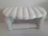 Toilettenpapierhalter in Form einer Muschel Dekor weiß Produktbild-Vorschau 1