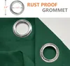2 rideaux d'extérieur coupe-vent avec oeillets en haut Voir les images du produit 8