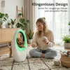 HOMCOM věžový ventilátor bez lopatek, do ložnice, bílý Náhled obrázku produktu 6