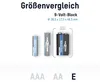 5x ANSMANN Industrial Lithium Batterie 9V E-Block – 6FR22 Produktbild-Vorschau 3
