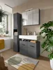 Badezimmer-Set >Soft< in Grau Hochglanz - Produktbild-Vorschau 5