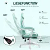 Herná stolička HOMCOM, ergonomická herná stolička, bedrová Náhľad obrázku produktu 6