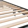 Bettgestell Grau Sonoma 100x200 cm Holzwerkstoff und Metall Produktbild-Vorschau 6