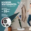 Garderobenständer mit 14 Haken, Marmorsockel, 360° drehbar Produktbild-Vorschau 6