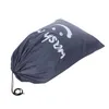 A gray laundry bag with a drawstring closure is shown against a white background. Produktbild-Vorschau