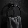 Delvant ESVAN Handtuchhalter Ring rund Edelstahl schwarz Produktbild-Vorschau 11