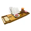 Badewannenablage aus Bambus, ausziehbar 75-110cm, Produktbild-Vorschau 5