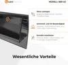 Seitliche Duschdichtung 200 cm, für Glas 6-8 mm, schwarz Produktbild-Vorschau 4
