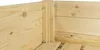 mgc24 Hochbeet Massiv L 118x40x78cm Kiefernholz natur Produktbild-Vorschau 3