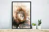 MuchoWow® MuchoWow® Gerahmtes Poster Löwe - Rauchen - Produktbild-Vorschau 5
