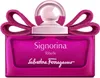 A perfume bottle with a pink ribbon bow. Anteprima dell’immagine prodotto