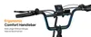 Close-up of an electric bicycle handlebar with text overlay. Produktbild-Vorschau