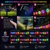 2x Solar Lichterkette 5m - 20 LED Kristallkugel, bunt, Produktbild-Vorschau 7