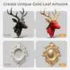 Kit per applicare foglia d'oro, contenente: vernice, 100 Anteprima dell’immagine prodotto 4
