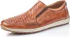 Rieker Herren Slipper Leder Halbschuh Lochmuster Stretch Produktbild-Vorschau 7