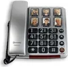 amplicomms BIGTel 40 plus, Großtastentelefon Silber Produktbild-Vorschau 2