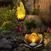 2er Set LED Solarleuchte, Lotusblume, Flammen Design Produktbild-Vorschau 2