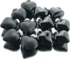 Weihnachtsanhänger Herzen Black schwarz 4 cm aus Glas - Produktbild-Vorschau 1