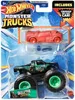A Hot Wheels Monster Trucks toy set in its packaging, featuring a monster truck and a crushed car. Náhľad obrázku produktu